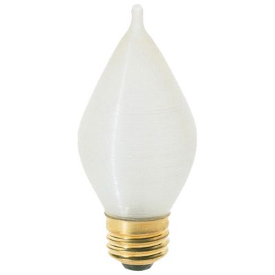 40W 120V C15 E26 Satin Spun Bulb by SATCO Lighting - Starlight Lighting USA and Canada